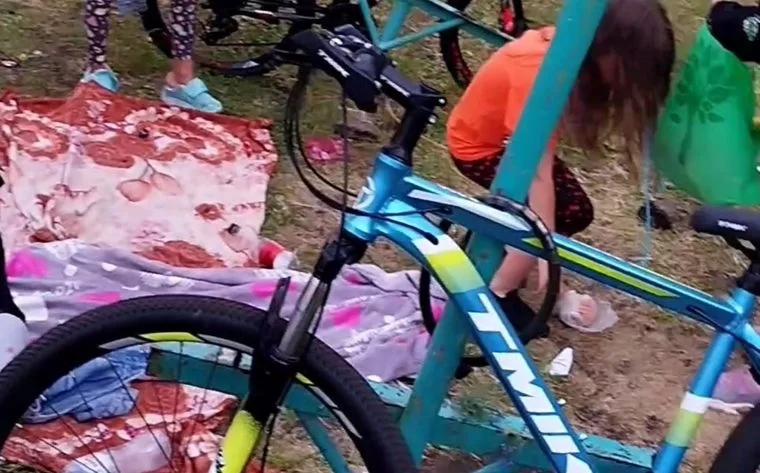 В Нижнекамске уличная камера запечатлела похитителя велосипеда