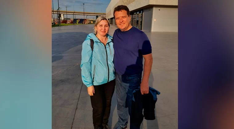 Ильсур Метшин и жительница Нижнекамска // Фото: vk.com