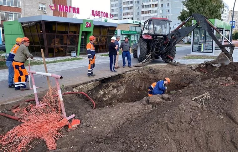 Из-за порывов остаются без горячей воды более 100 домов Нижнекамска