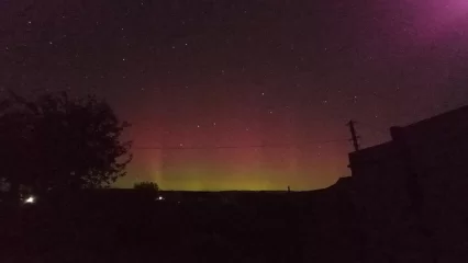 В небе над Татарстаном заметили северное сияние - НТР 24