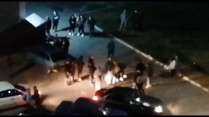 Массовая драка у кафе в Нижнекамске попала на видео - НТР 24