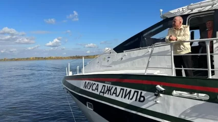В 2024 году из Татарстана в Удмуртию будет ходить скоростной теплоход - НТР 24
