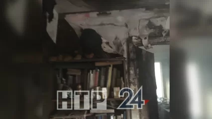 В квартире Нижнекамска произошёл пожар
