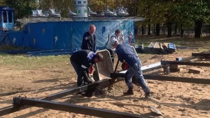 Нижнекамцам показали процесс реконструкции «Автодрома» в парке аттракционов - НТР 24