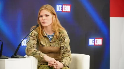 Девушка-доброволец рассказала, как её встретили в зоне боевых действий - НТР 24