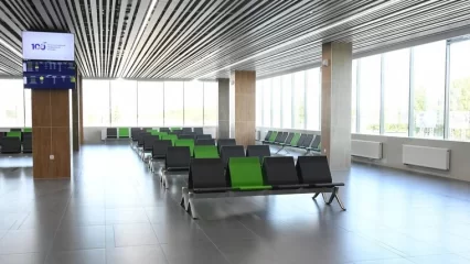 В нижнекамском аэропорту все внутренние рейсы перевели в новый терминал В - НТР 24