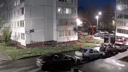 В Нижнекамске на припаркованную машину упал лист железа - НТР 24