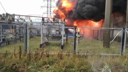 На электроподстанции в Татарстане произошел пожар - НТР 24