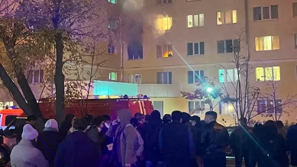 В общежитии Казанского федерального университета произошёл пожар