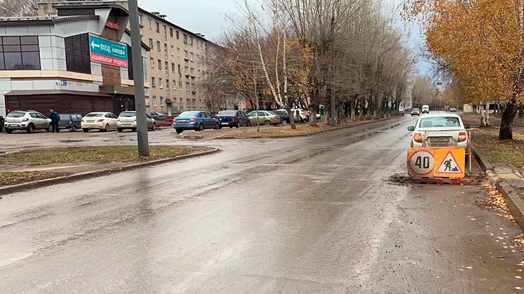 В Нижнекамске закроют участок дороги для устранения провала