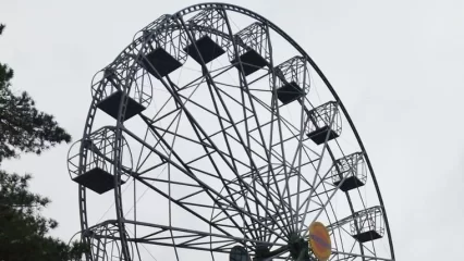Что станет с колесом обозрения в парке аттракционов Нижнекамска - НТР 24