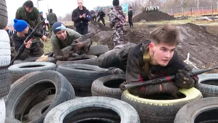 Нижнекамские студенты показали свою силу духа, пройдя марш-бросок