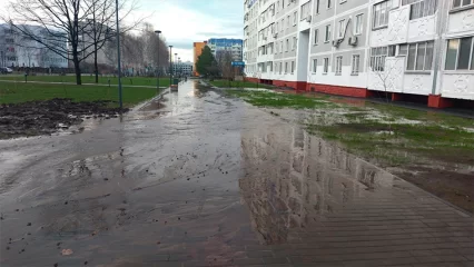 Новый бульвар в Нижнекамске вновь оказался под угрозой подтопления - НТР 24