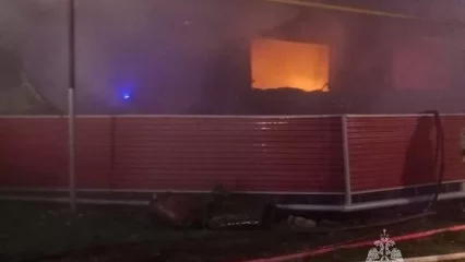 В Татарстане при пожаре в частном доме погиб тяжелобольной мужчина