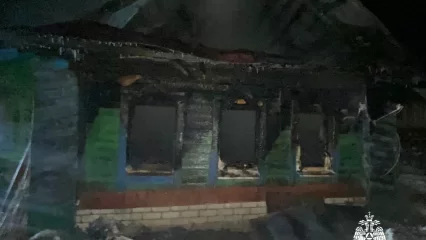 В Татарстане при пожаре в частном доме погиб инвалид-колясочник