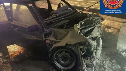 В Татарстане молодой водитель спровоцировал ДТП на трассе с пострадавшими