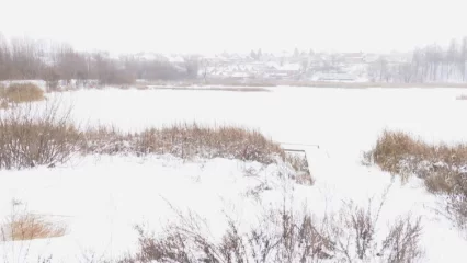 В МЧС рассказали о толщине льда на водоёмах Нижнекамского района