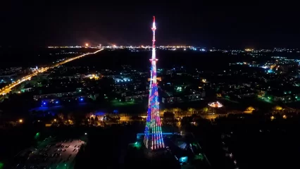 Ко Дню флага Республики Татарстан нижнекамская телевышка окрасится в триколор