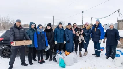 Волонтеры НКНХ оказали помощь приюту для бездомных животных