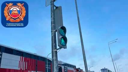 В Нижнекамске на проспекте Мира установили светофор - НТР 24