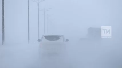 В Татарстане из-за непогоды ограничено движение на трассе М-5 - НТР 24