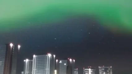 Татарстан из-за вспышки на Солнце накрыло северное сияние - НТР 24