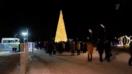 Нижнекамская золотая ёлка попала в топ на «Первом канале» - НТР 24