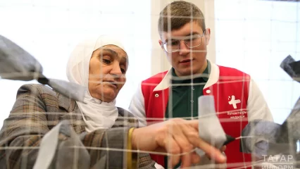 В Татарстане волонтеры дали мастер-класс по плетению сетей
