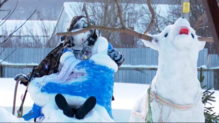 Три нижнекамских двора попали в голосование за лучший зимний двор Татарстана - НТР 24