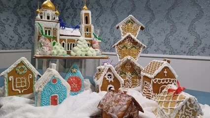 Жительница Нижнекамска сделала для конкурса собор из пряников - НТР 24