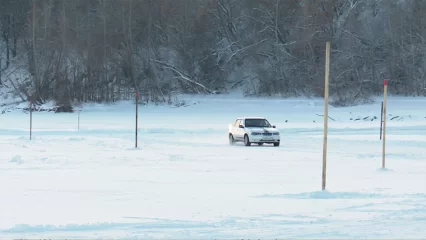 В Нижнекамском районе вновь открылась ледовая переправа Соколка – Новый Закамский - НТР 24