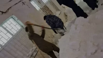 В Казани спасатели искали детей под снегом