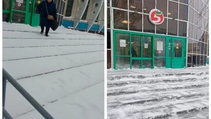 В Нижнекамске собственникам торговых объектов напомнили об уборке снега - НТР 24