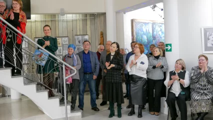 В Нижнекамске прошло открытие выставки необычного художника