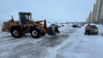 В Нижнекамске за сутки вывезли более четырех тысяч кубометров снега