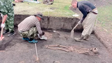 Татарстанские студенты раскопали скелеты домонгольской эпохи
