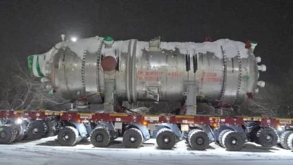 На производство гексена СИБУРа прибыла партия крупнотоннажного оборудования - НТР 24