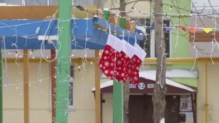 Нижнекамский двор прошёл в финал республиканского конкурса новогоднего оформления - НТР 24