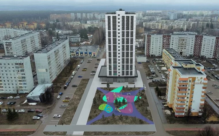 На улице Мурадьяна в Нижнекамске построят 19-этажный дом