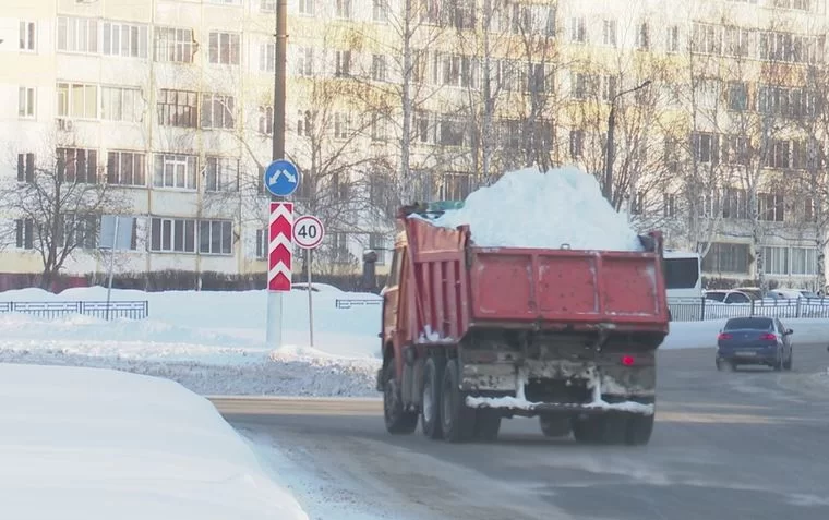 На ул. Пролетарской в Нижнекамске временно ограничат движение для вывоза снега