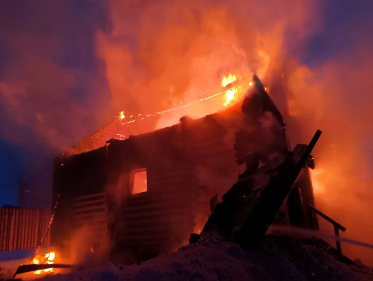 В деревне Нижнекамского района сгорел жилой дом за 6 миллионов