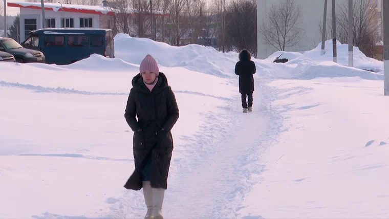 В Нижнекамске центральные магистрали привели в порядок после обильных снегопадов