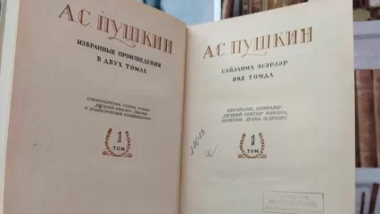 В Нижнекамском районе библиотекарь нашла книгу Пушкина на татарском языке