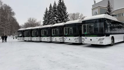 В Нижнекамск приехали новые автобусы
