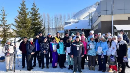 В Нижнекамске прошли лыжные гонки среди работников ЖКХ