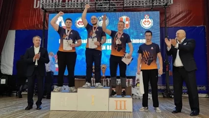 На турнире «Сибирский медведь» нижнекамцы завоевали три медали