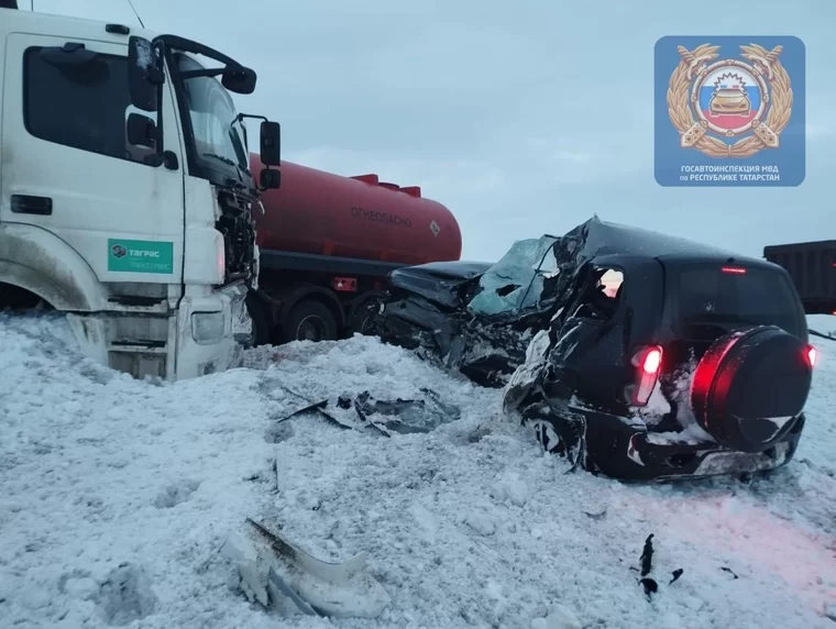 На дорогах Татарстан за день произошло два смертельных ДТП