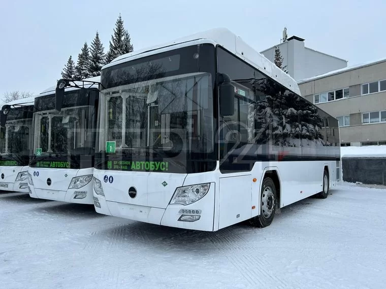 В Нижнекамске запустили на городские маршруты большие низкопольные автобусы