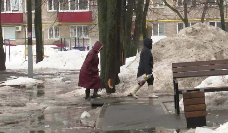 В четверг в Татарстане вновь ожидаются мокрый снег и сильный ветер