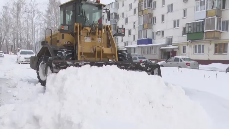 В Нижнекамске этой зимой вывезли в 2 раза больше снега, чем в прошлом году